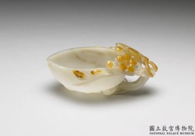 图片[2]-Jade water holder in the shape of a peach, Ming dynasty (1368-1644)-China Archive